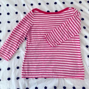 Boden Boatneck pink tee